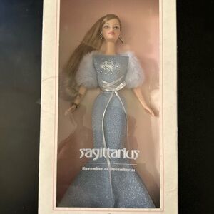 Sagittarius Barbie Doll in Blue Gown